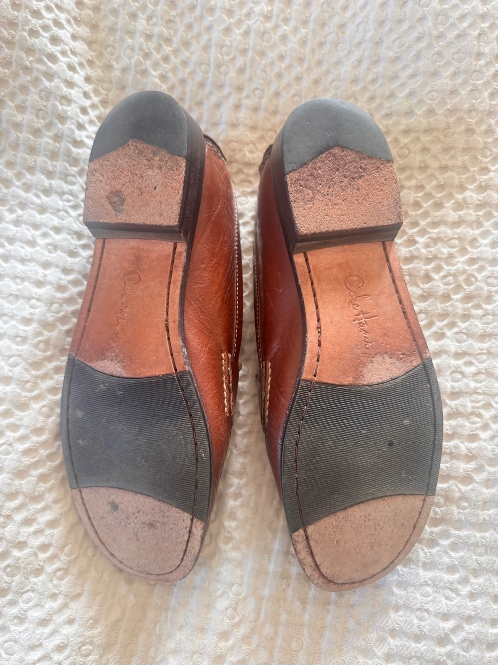Cole Haan Women’s Brown Leather Tassel Loafers size 7 - Picture 5 of 5